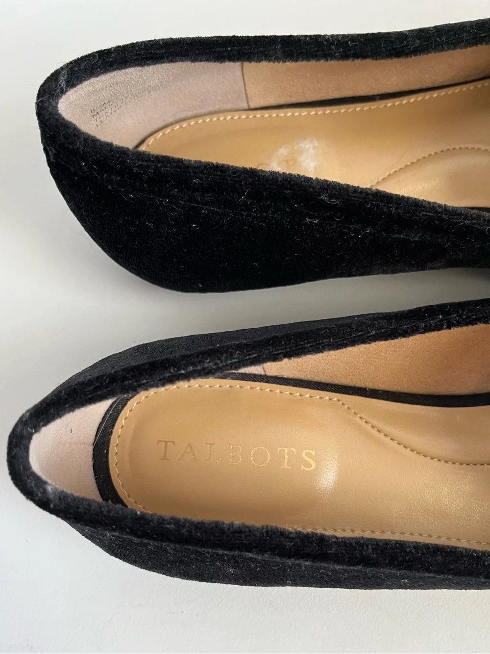 Talbots Black Velvet Ryan Pave Bit Loafers Size 8.5